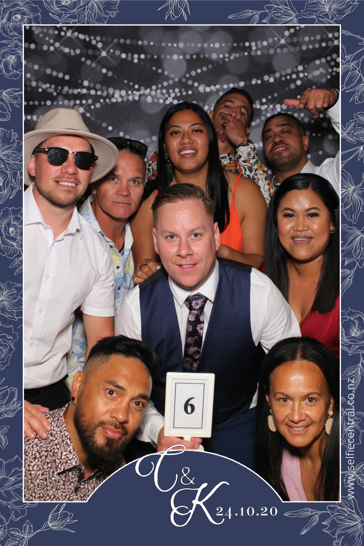 Christopher & Kataraina's wedding | View more photos from the event at gallery.photobooth.co.nz/u/SelfieCentral/Christopher-Katarainas-wedding